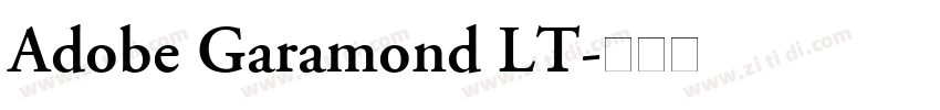 Adobe Garamond LT字体转换